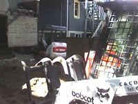 Excavation under raised house C & C Demolition Ltd.